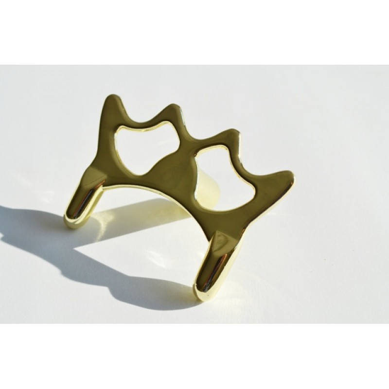 Solid Brass Butt Rest Head